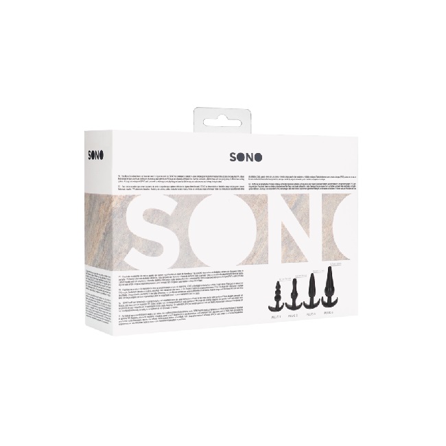 SONO No. 80  4-Piece Butt Plug Set